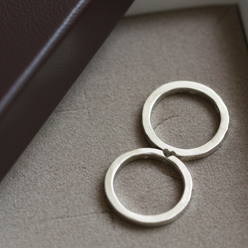 Connected Hearts Ring Set