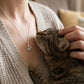 Heart imprint necklace