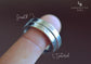 Heart cut out ring set