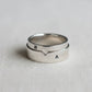Heart cut out ring set