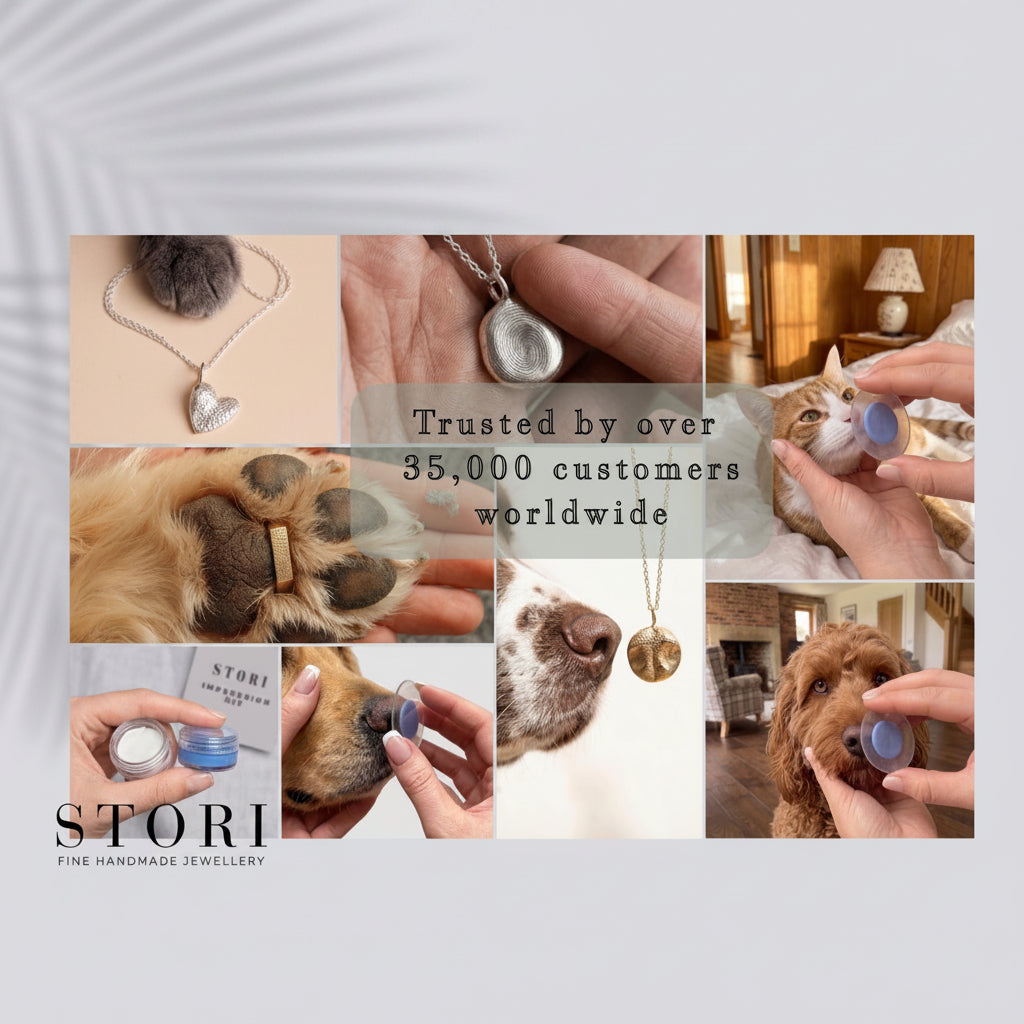 Personalized Dog or cat nose Necklace