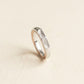 Two fingerprint signet ring