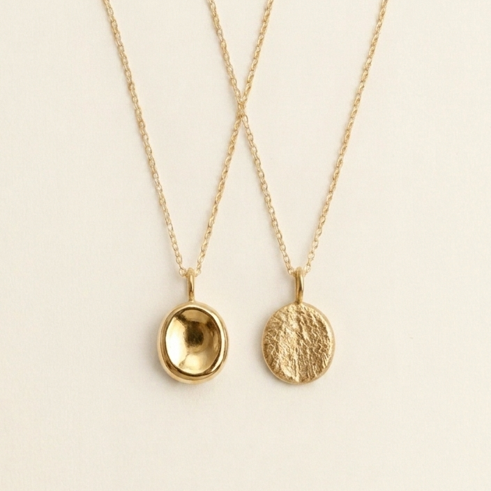 Worry bean pendant