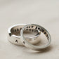 Heart cut out ring set