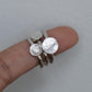 Stackable Finger print dot ring