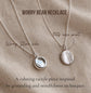 Worry bean pendant