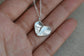 Impressions heart pendant