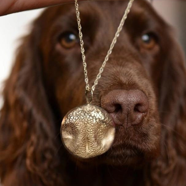 Personalized Dog or cat nose Necklace