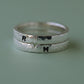 Heart cut out ring set