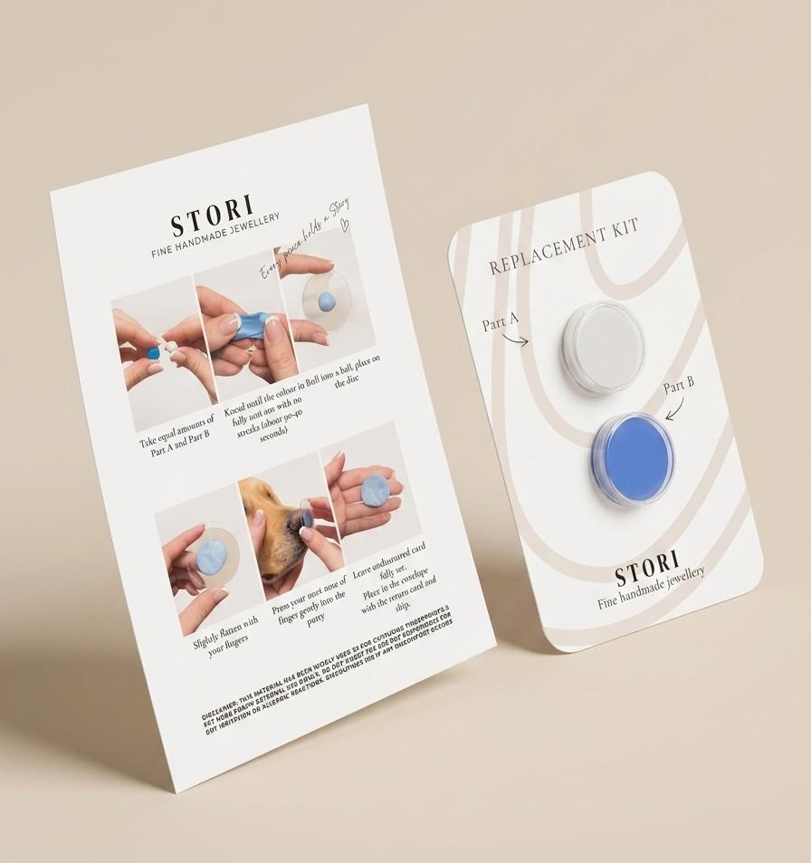 Silicone putty Impression Kit for Fingerprint Jewellery Orders