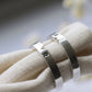 Heart cut out ring set